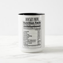 ホッケーママ栄養ファクトMug
