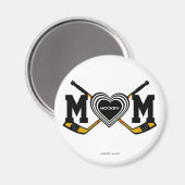 ホッケーママ マグネット (正面/裏面)