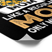 ホッケーママ – レトロホッケープレイヤーアイスホッケー ポスター (角)