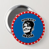 ホッケーママ 缶バッジ (正面&裏面)