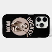 ホッケーママiPhoneケース Case-Mate iPhoneケース (裏面 (横))