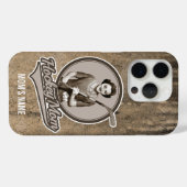 ホッケーママiPhoneケース Case-Mate iPhoneケース (裏面 (横))