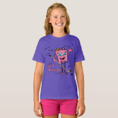 ホッケーモンスターピンク Tシャツ (正面フル)