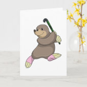 ホッケーモールアットホッケーこうもり カード (黄色い花)