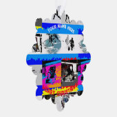 ホッケーライフ – アイスホッケープレイヤー オーナメントカード (右)