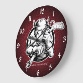 ホッケーラット ラージ壁時計 (傾斜)