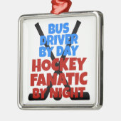 ホッケーラバーバスドライバー メタルオーナメント (左)