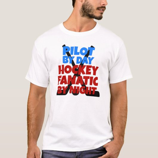 ホッケーラバーパイロット Tシャツ (正面)