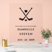 ホッケーラブウェルカム アクリルサイン (ウェディング)