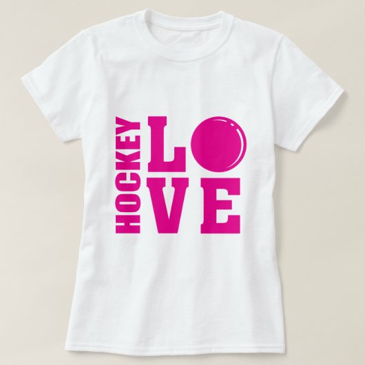 ホッケーラブフィールドホッケー Tシャツ (デザイン正面)
