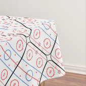 ホッケーリンクのコンパニオンのオートグラフレディ テーブルクロス (インサイチュ)