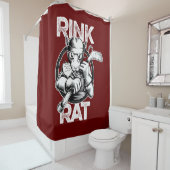 ホッケーリンクネズミ シャワーカーテン (インサイチュ)