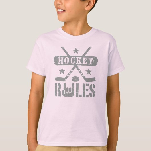 ホッケールール Tシャツ (正面)