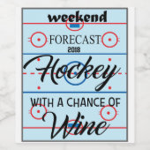 ホッケーワインラベル ワインラベル (シングルラベル)