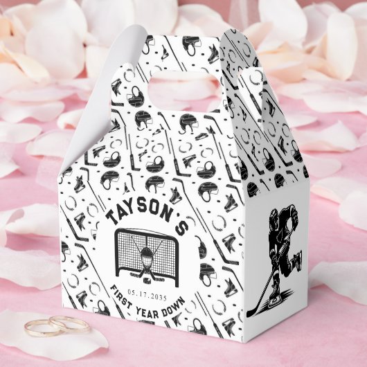 ホッケー一年中下1歳の誕生日 フェイバーボックス (ウェディング)