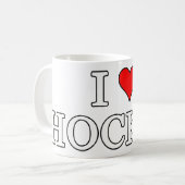 ホッケー大好き コーヒーマグカップ (正面左)