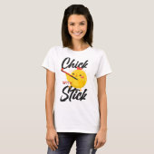ホッケー女子 チキン+スティック _3 Tシャツ (正面フル)