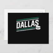 ホッケー好き | かっこいいダラスホッケーパワープレイ シーズンポストカード (正面/裏面)