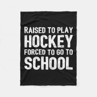ホッケー子供へS フリースブランケット
