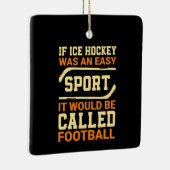 ホッケー対サッカー セラミックオーナメント (右)