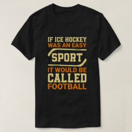 ホッケー対サッカー Tシャツ