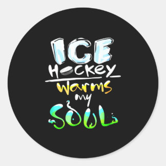 ホッケー愛好家 | Ice Hockeyが魂を温める ラウンドシール