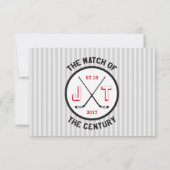 ホッケー愛RSVPカード 出欠カード (裏面)