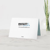 ホッケー感謝していコーチカードヴィンテージスタイル サンキューカード (裏面)