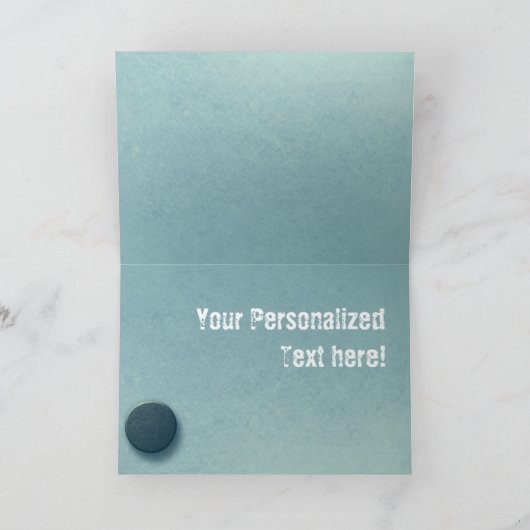 ホッケー感謝していコーチカードヴィンテージスタイル サンキューカード (内部)