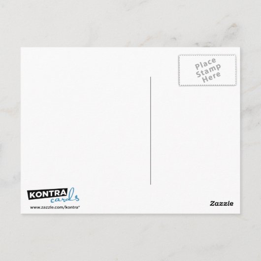 ホッケー感謝していコーチポストカードアイスブルースタイル ポストカード (裏面)