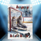 ホッケー折り畳みグリーティングカード カード