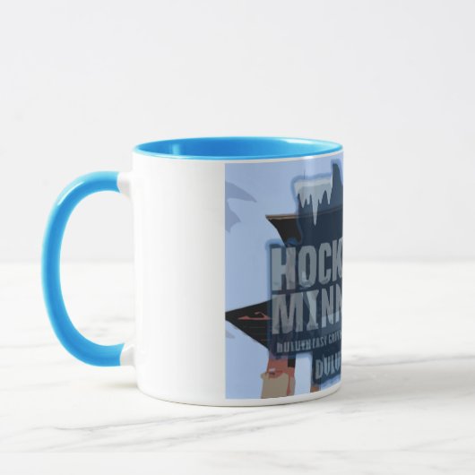 ホッケー日のミネソタ2016年のダルースの記念するマグ マグカップ (左)