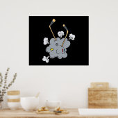 ホッケー時間 ポスター (キッチン)