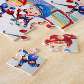 ホッケー最高の – 名前を付けることができるゲーム ジグソーパズル (側面)