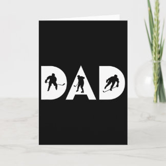 ホッケー父 - アイスホッケーシャツとホッケーのギフト カード
