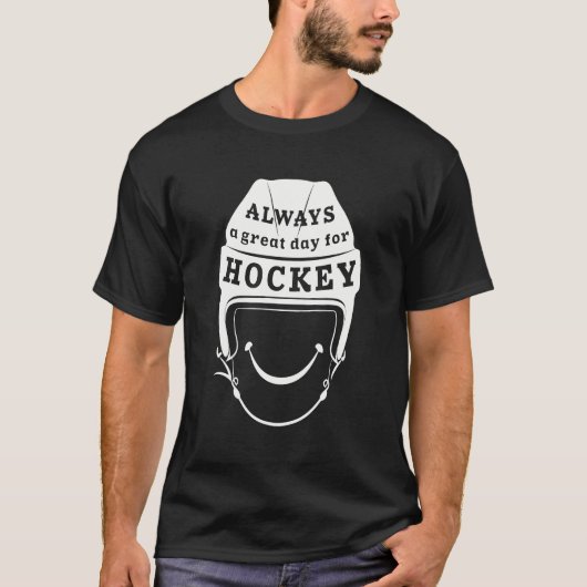 ホッケー男子の日はいつだって最高 Men's Shirt Tシャツ (正面)