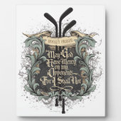 ホッケー祈りの言葉 フォトプラーク (正面)