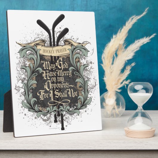 ホッケー祈りの言葉 フォトプラーク (側面)