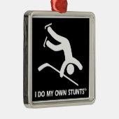 ホッケー私の自身の発育阻害 メタルオーナメント (右)