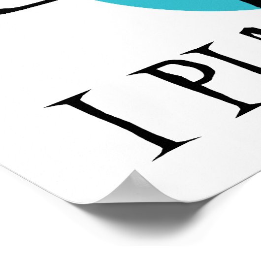 ホッケー私を怖がらせることはできないTシャツとギフト ポスター (角)