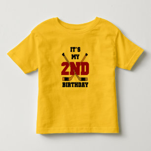 ホッケー第2回誕生日Tシャツとギフト トドラーTシャツ