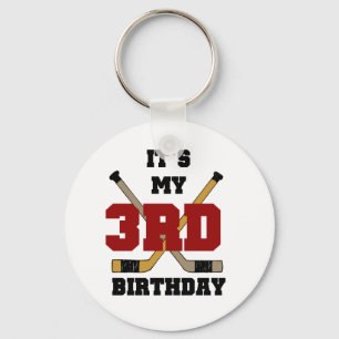 ホッケー第3回誕生日Tシャツとギフト キーホルダー