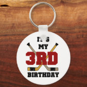 ホッケー第3回誕生日Tシャツとギフト キーホルダー (正面)