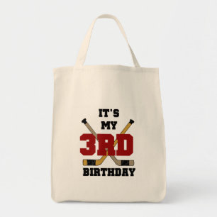 ホッケー第3回誕生日Tシャツとギフト トートバッグ