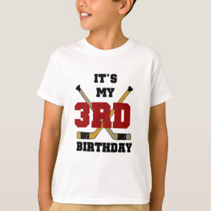 ホッケー第3回誕生日Tシャツとギフト Tシャツ