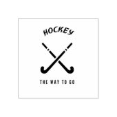 ホッケー行く方法 ラバースタンプ (インプリント)