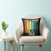 ホッケー誇りを持ったパパ クッション (椅子)