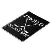 ホッケー誇りを持ったママ ノートブック (左側)