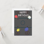 ホッケー誕生日カード カード (正面/裏面インサイチュ)