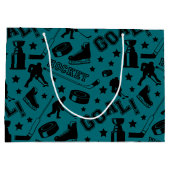 ホッケー誕生日抱き枕 ラージペーパーバッグ (裏面)